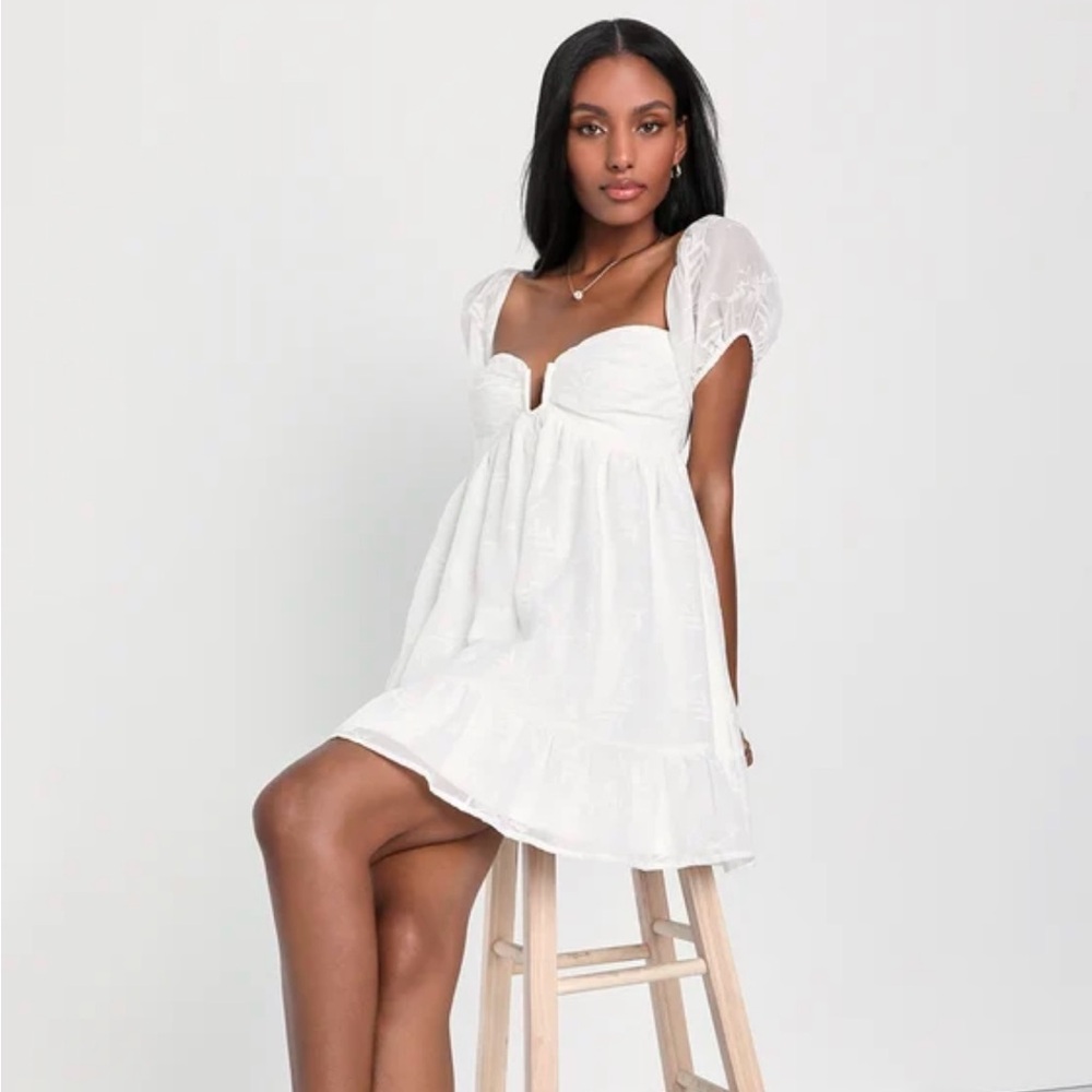 Lulus off the shoulder mini dress